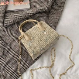 Shoulder Bags Women Summer Straw Bag Fashion Woven Lady Handbag Multifunctional Flower High-Capacity Wear Resistance Embroider Shopping Trip