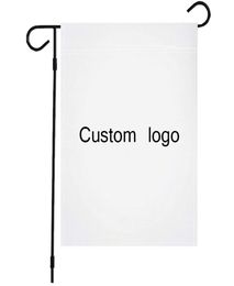 sublimation Blank Garden Flags American Park Flags heat tranfer printing Banner White banners size 30x45cm YFA33544621758
