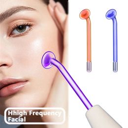 High Frequency Therapy Wand For Face Anti Ageing Acne Electrotherapy Wand Glass Massager For Face Skin Care 240312