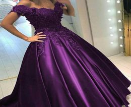 Purple Prom Dresses 2019 Modest Evening Dress Wear Formal Gowns Party Black Couple Day Plus Size Halter Aline 2K19 Cheap Sexy Lac9450583