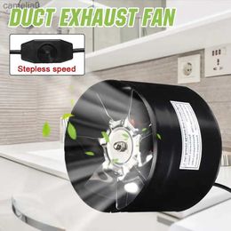 Electric Fans 4 Inch Inline Duct Fan Air Ventilator Metal Pipe Ventilation Exhaust Fan Mini Extractor Bathroom Toilet Wall Fan without PlugC24319