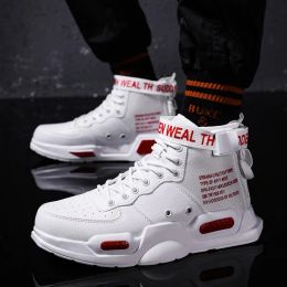 Boots Men Shoes High Quality Sneakers Leather Breathable Comfortable Nonslip Basketball Shoes Breathable Casual Man Running Shoes