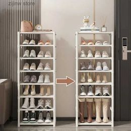 Storage Holders Racks Shoe box shoe cabinet vertical space saving shoe rack stackable simple combination sports shoe organizer shelf porch shoe rack Y240319