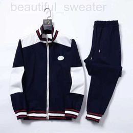 Men's Tracksuits designer High quality Spring and Autumn New Gujia Casual Set Cardigan Coat Zipper Sports VFPZ