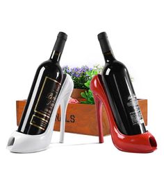 High Heel Shoe Wine Rack Wine Bottle Holder Stylish Rack Gift Basket Accessory Home Kitchen Bar Tools Red Storage Holder2258117