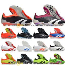 Gift Bag Kids Childrens Football Boots Accuracies Elites FG Laceless Cleats Accuracies.1 Youth Boy Girl Soccer Shoes Athletic Outdoor Trainers Botas De Futbol