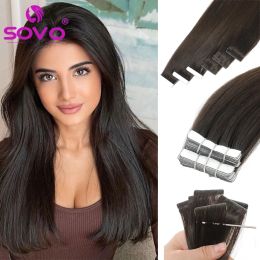 Extensions Invisible Tape in Extensions Human Hair Injection Tape in Hair Extensions PU Weft Tape On Full Head 40pcs/pack 12A High Quality