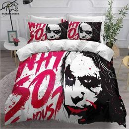 Bedding Sets Clown 3D Printed Home Textiles Polyester Set Luxury Three-Piece Pillowcase Quilt Cover