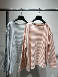 Early Autumn New Relaxation Stripe Top