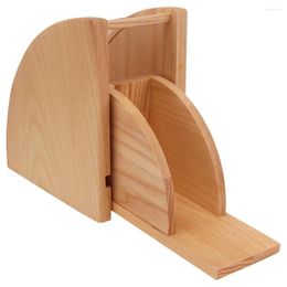 Kitchen Storage Smooth Wood Coffee Philtre Paper Container Household Dust Cover Durable Holder