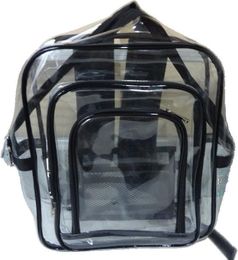 QIAOLIANQIAO anti-static heavy duty cleanroom clear backpack for engineer working in clean room