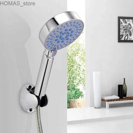 Bathroom Shower Heads 5 modes of pressure boosting shower head multifunctional and adjustable high output shower nozzle massage shower bathroom accessories Y2403