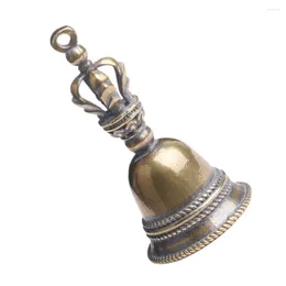 Party Supplies 2 Pcs Bell Keychain Rings Mini Decorations DIY Pendants Brass Bells Hand Rattle Ornament Retro Crafts