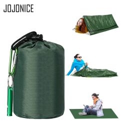 Survival Waterproof Thermal Bivy Emergency Sleeping Bag Survival Blanket Windproof Bags for Camping Hiking Outdoor Emergency Gear