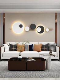 Wall Lamp Living Room Sofa Background No Wiring Modern And Simple Bedroom Bedside Nordic