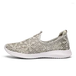 862 Walking Sneakers Schuhe Frauen Spitzen-Slipper Casual Sport Zapatillas Mujer de Deporte XL Größe 41 42 Porte 5 Porte 5