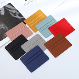 Wholesale leather card bags small credit card ID photos card bags card sets PU mini lightweight business card holders