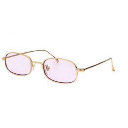 2024 New Vintage Glasses Metal Small Round Frame Sunglasses Candy Colour Retro Eyewear UV400 Protection Women Men