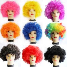 Party Decoration Children's Day Adult Funny Fashion Wigs Explosion Head Fans Help Hip-hop Carnival Annual Dress Up Supplies Props