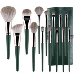 Manufacturers wholesale 14 sets of makeup brushes, soft hair powder brush, foundation make-up brush, eye shadow brush, beauty tools