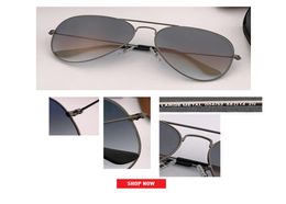 new Classic Brand Aviation glass lenses Gradient sunglasses men women uv400 sun glasses Male 58mm 62mm lens gafas de sol mujer6937079