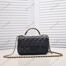 2024s luxury brand-name bag ladies handbag ladies brand-name tote bag L chain bag shopping bag shoulder bag