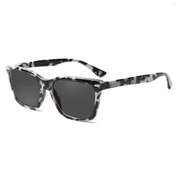 Sunglasses CLASAGA Men And Women Rectangular Metal Hinge Frame Fashionable Decorative Anti-Reflective Prescription Glasses