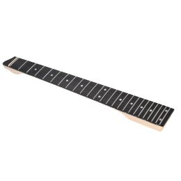 Guitar 24Fret Guitar Neck Headless Fretboard Replacement Parts Guitar Body 6 String Solid Maple Wood for Acoustic Guitar DIY Guitar