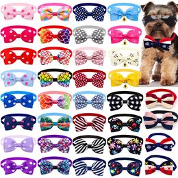 Cute Dog Bowtie Small Dog Bowtie Bulk Dogs Accessories Fashion Dog Bow Tie Pet Supplies Pet Bow Tie Collars for Small Dogs 240311