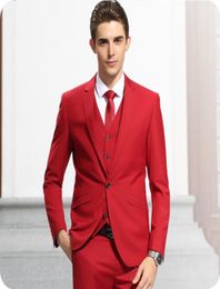 Red Men Suits For Wedding Suits Evening Dress Bridegroom Groom Custom Made Slim Fit Formal Tuxedos Man Blazer Prom JacketPan6104835