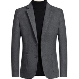 Men Cashmere Blazers Suits Jackets Business Casual Suit Wool Coats High Quality Male Slim Fit Blazers Jackets Blazers Coats 240315