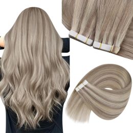 Weft VeSunny Tape in Hair Extensions Skin Weft Adhesive Hair Packed in large quantities High quality nonpure black human hair Extens