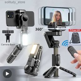 Stabilizers Self portrait stick mobile universal joint stabilizer suitable for iPhone Android action camera tripod phone handle video Q240320