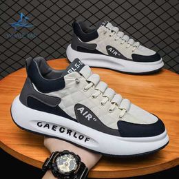 HBP Non-Brand Fashion Sneakers walking style luxury waterproof pu footwear mens sport casual shoes