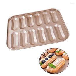 Baking Moulds 12 Cavity Metal Non-stick Pastry Puff Mold Muffin Cupcake Bread Pan Stencils For Cake Fondant Kitchen Bakeware Dish