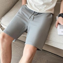 Men's Shorts 2024 Basketball Ice Silk Fitness Running Sports Breathable Quick Dry Casual Loose Size Pants Men Summer Workout A09