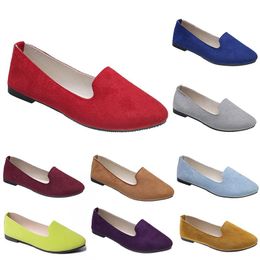 Sapatos casuais femininos confortáveis treinador laranja preto vermelho amarelo roxo verde pêssego roxo rosa tênis ao ar livre tendências senhoras deslizamento plano trabalho sapato de maternidade A069