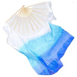 Decorative Figurines Fan Dancing Practice Dance Wear-resistant Hand Yoga Colorful For Cloth Fans Decor Exercise Folding Miss Handheld