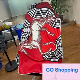 Top American Horse Big Towel Cotton Bath Robe Bathroom Men's and Women's Bathrobe Absorbent Large Bath Towels