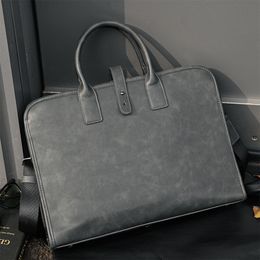 Luxurys bags Men's Leather Briefcase Business Handbags File Bags Computer Bags Head Office Bags Large Capacity Designes handbag purses