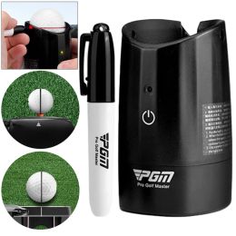 Aids Golf Electric Scriber Finds Centre of Gravity Distribution Line Rotates Electric LED Ball Painter PP Ball Spot Marker for Golfer