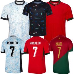 B.FERNANDES JOAO FELIX Soccer Jerseys 2024 2025 Portuguesa RONALDOs VITINHA PEPE R.LEAO BERNARDO G.RAMOS CANCELO N.MENDES Portugal 24 25 Football men kids shirts 4XL