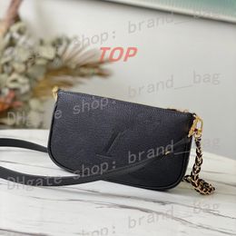 10A Black Embossed designer bag two piece purse multi pochette leather bag messenger bag women luxurys handbag shoulder crossbody the tote bag wallet Send FedEx