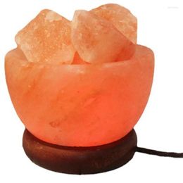 Table Lamps Himalayas Crystal Salt Lamp LED Colourful Colour Changing Night Light