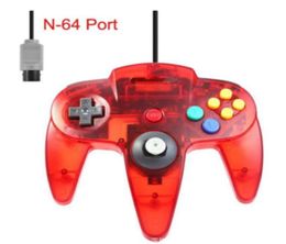 New N64 Controller Wired Controllers Classic 64bit Gamepad Joystick for PC N64 Console Video Game System Drop2007960