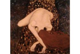 Gustav Klimt woman Paintings naked oil canvas reproduction Floating Nude High quality Handmade2943046