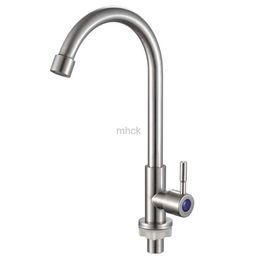 Kitchen Faucets Stainless Steel Kitchen Faucet Water Philtre Single Lever Hole Single Cold Faucet With Water Mixer Kitchen Sink Mounted On Board 240319