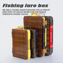 Boxes Sided FishingTackle Box 14 Cells Bait Lure Hook Storage Box Fishing Tool Accessories Storage Box Carp For Fishing Wobblers