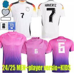 Free shipping 2024 2025 Germany soccer jerseys HAVERTZ KIMMICH 24 25 KROOS GNABRY WERNER DRAXLER REUS MULLER GOTZE Men and kids kit Fans Player version