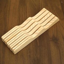 Kitchen Storage Cutter Drawer Insert Long-lasting Block For Wooden Organiser Home Chefs